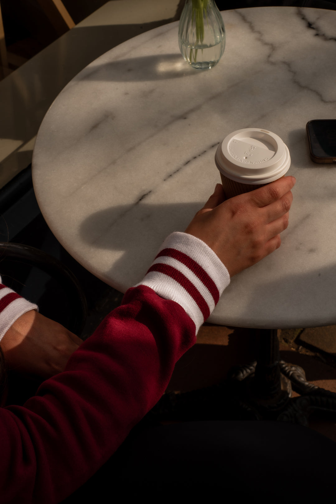 Lost Members Club burgundy 1/4 Zip, versatile golf and lifestyle top