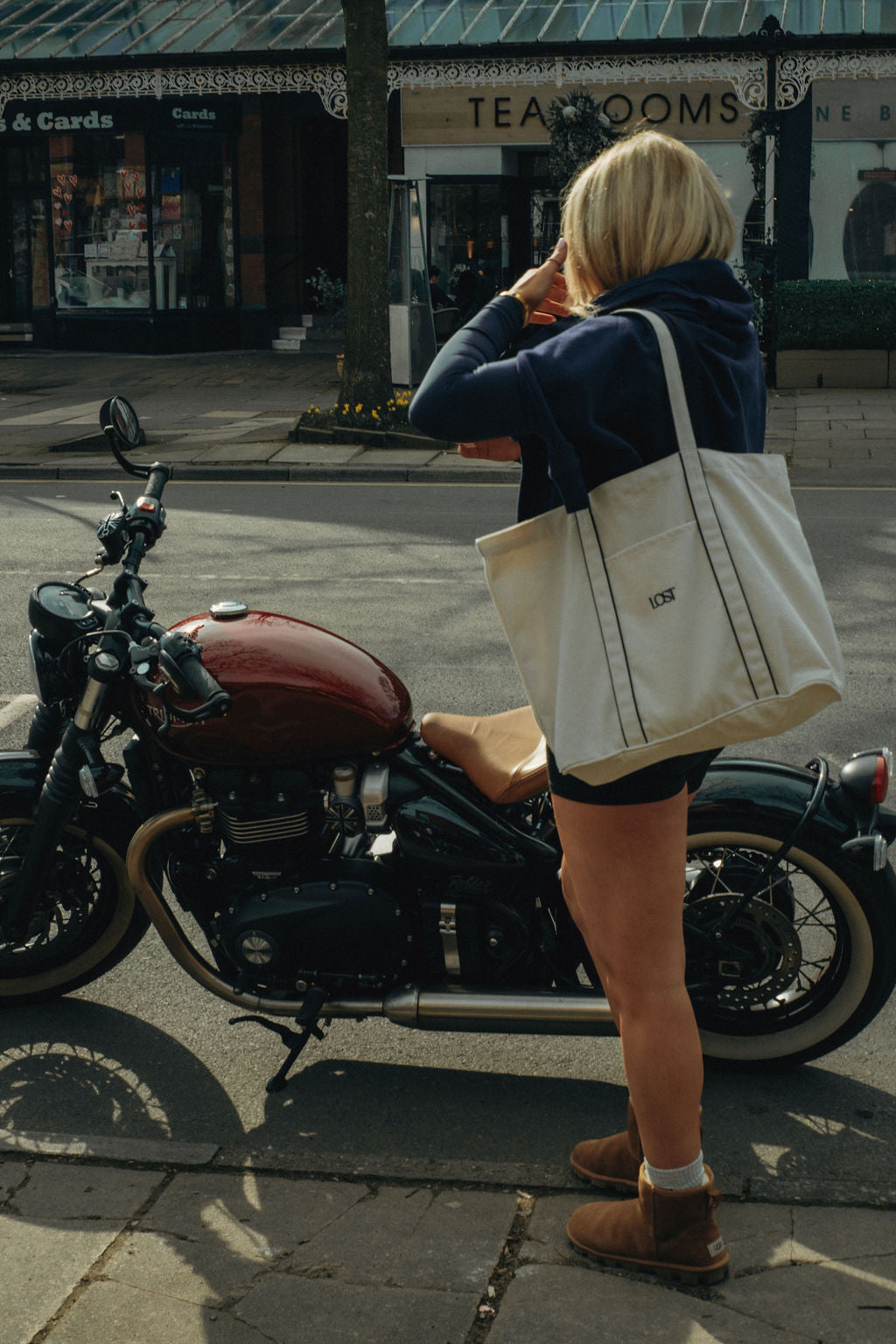Lost Members Club Court Tote, canvas sport bag with front pocket