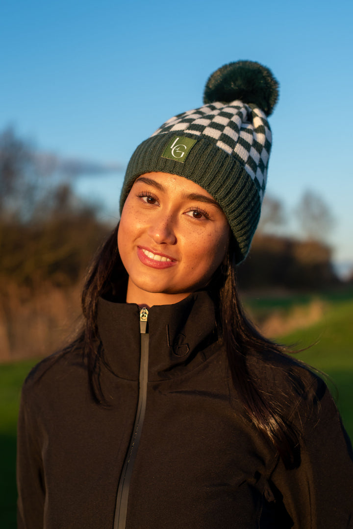 Ladies winter golf hat