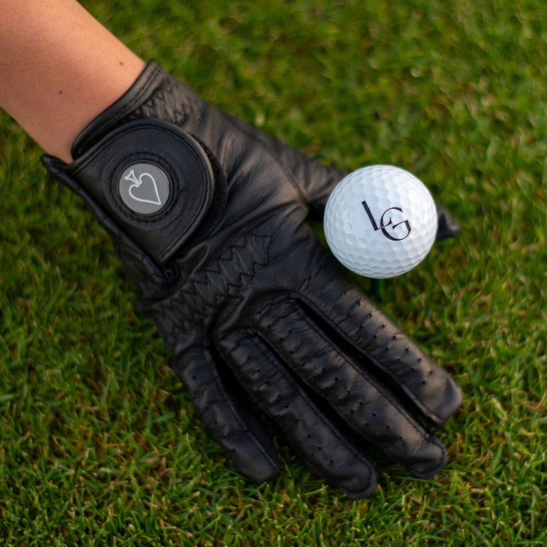 Durable women’s golf glove with ball marker from Lost Members Club